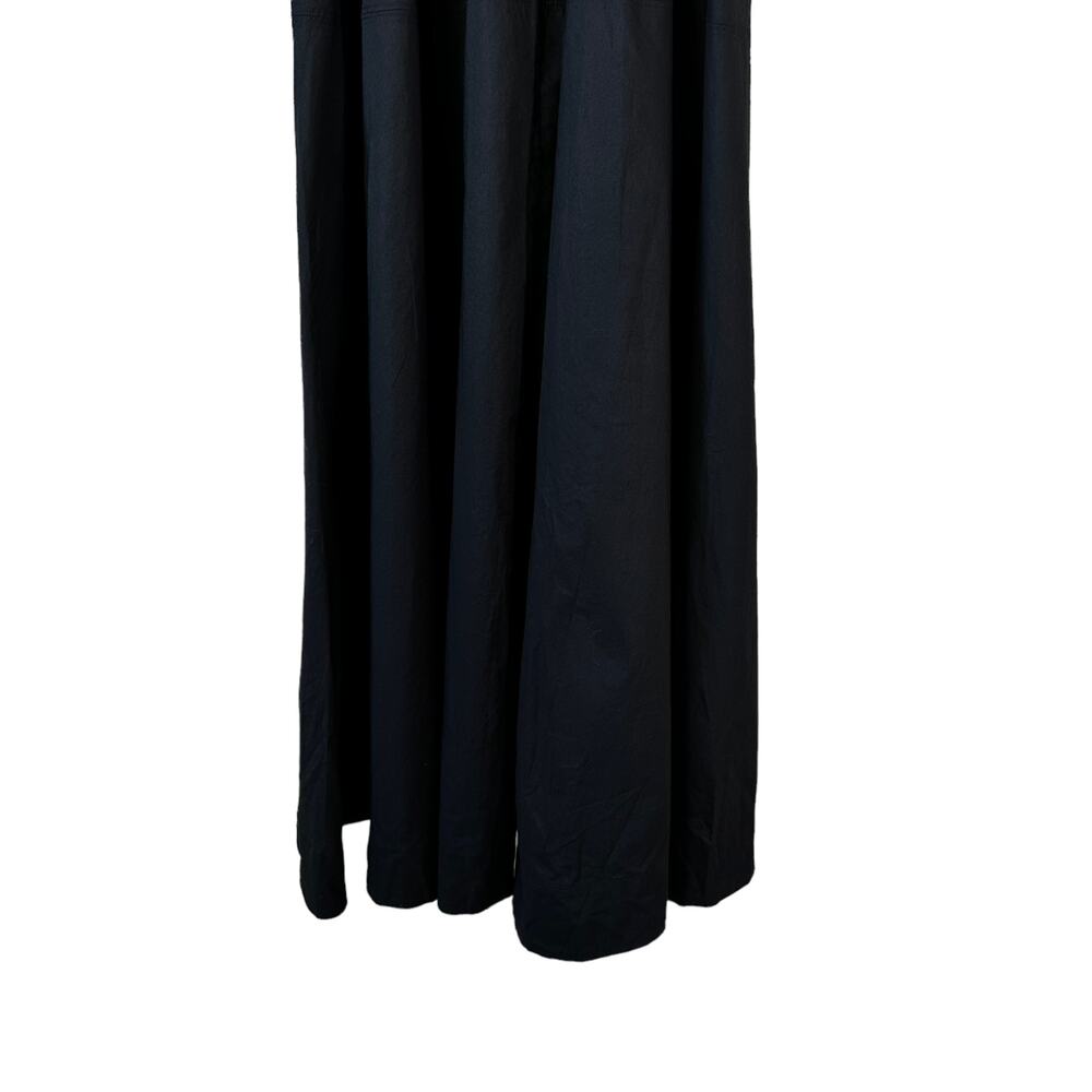 NWT Everlane Womens The Riviera Midi Dress Fit and Flare Black XXS Minimalist - Picture 11 of 15
